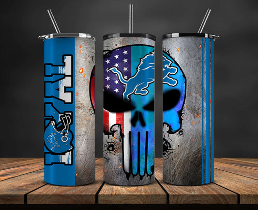 Detroit Lions Loyal Tumbler Wraps, Nfl Tumbler Png 134