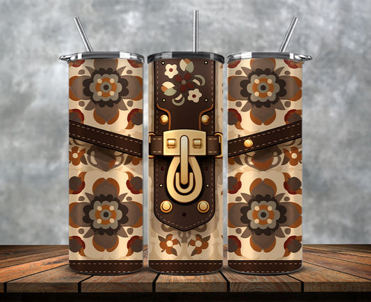 Fashion Tumbler Wraps, Luxury Skinny Tumbler,Louis Vuitton Tumbler Png, Pattern Logo Fashion Tumbler Wraps 135