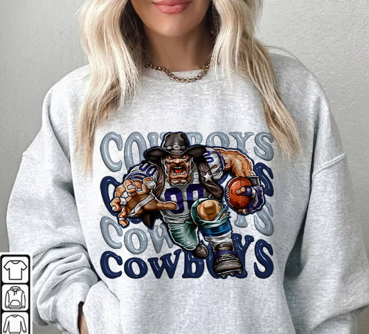 Dallas Cowboys Football Sweatshirt png ,  T-Shirt Png, NFL T-Shirt Design 137