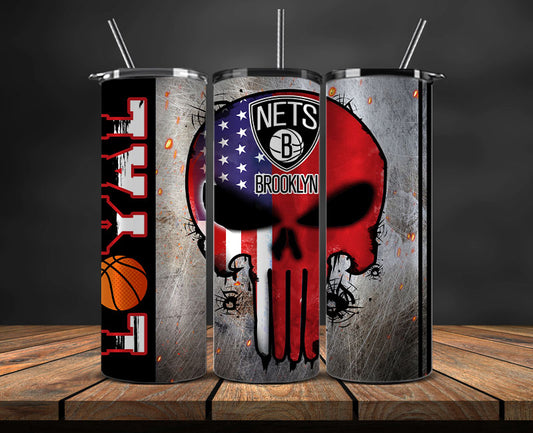 Brooklyn Nets Tumbler Wrap  Basketball Design,NBA Teams,NBA Sports,Nba Tumbler Wrap,NBA DS-137