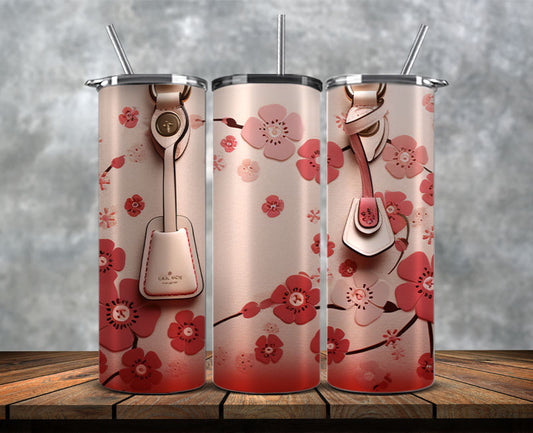 Fashion Tumbler Wraps, Luxury Skinny Tumbler,Louis Vuitton Tumbler Png, Pattern Logo Fashion Tumbler Wraps 138