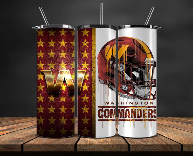 Washington Commanders Tumbler Wrap, NFL Logo Tumbler Png, NFL Design Png-13