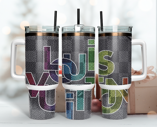 Louis Vuitton Tumbler Wrap 40oz, Logo Fashion Tumbler Wrap 40oz, Tumbler 40oz Png 140