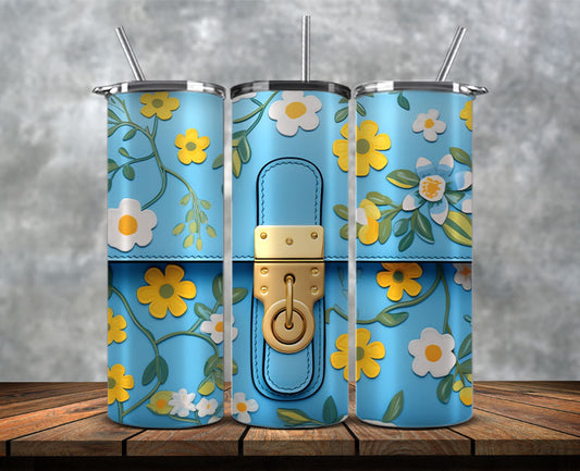 Fashion Tumbler Wraps, Luxury Skinny Tumbler,Louis Vuitton Tumbler Png, Pattern Logo Fashion Tumbler Wraps 141