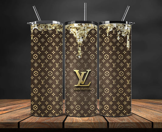 LV  Tumbler Wrap, Lv Tumbler Png, Lv Logo, Luxury Tumbler Wraps, Logo Fashion  Design 142