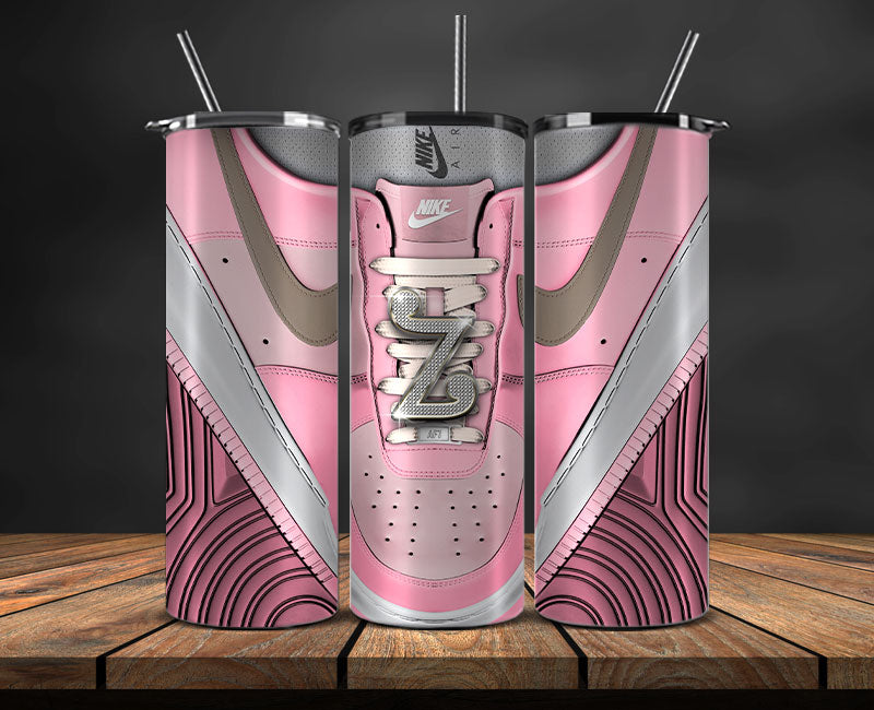 Alphabet Sneaker Tumbler Wrap ,Pink Diamond Sneaker Tumbler Wrap 14