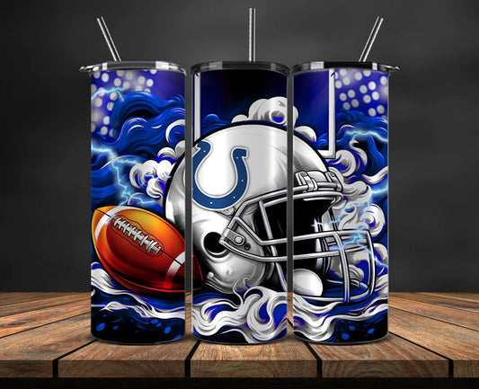 Indianapolis Colts Tumbler Wraps,NFL Tumbler Wrap By AI, AI Tumbler Design 14