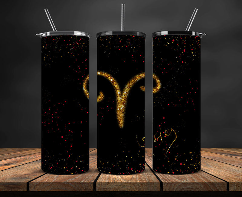 Zodiac Skinny Tumbler , Zodiac Tumbler Wrap Template 14