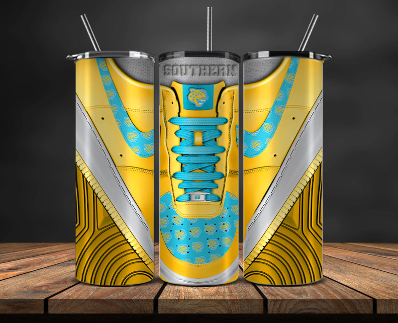 Southern Jaguar Sneaker Tumbler Wrap , College Sneaker Tumbler Wrap 151