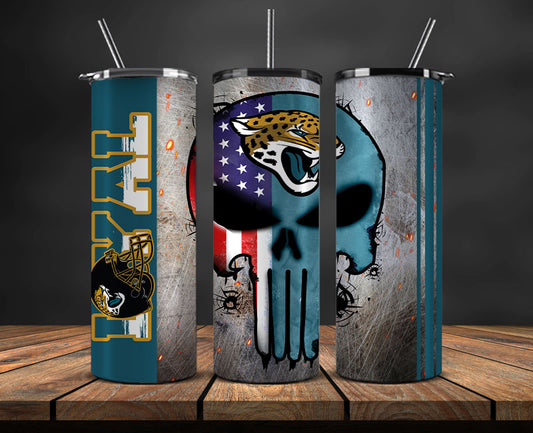 Jacksonville Jaguars Loyal Tumbler Wraps, Nfl Tumbler Png 152