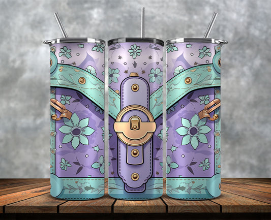 Fashion Tumbler Wraps, Luxury Skinny Tumbler,Louis Vuitton Tumbler Png, Pattern Logo Fashion Tumbler Wraps 155