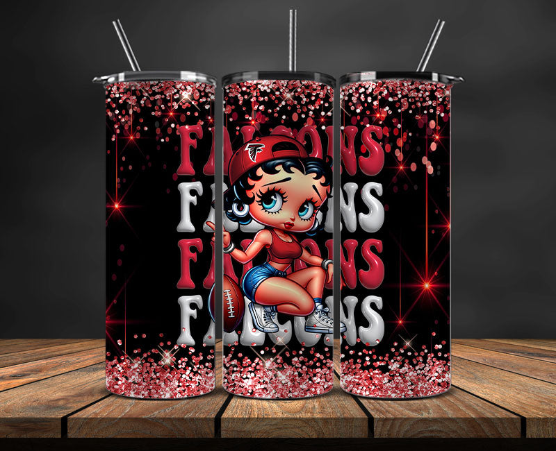 Atlanta Falcons Tumbler Wraps, NFL Tumbler Wrap By AI, AI Tumbler Wrap 15