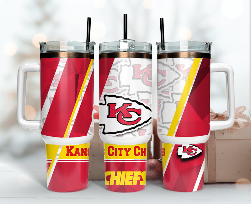 Kansas City Chiefs 40oz Tumbler,NFL Tumbler Wrap , 40oz Tumbler Sublimation Png , 40oz Tumbler Wrap 81