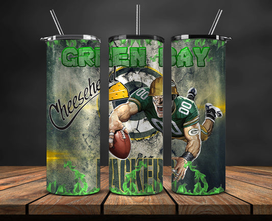 Green Bay Packers Tumbler, Packers Logo, Mascot Football Png 15