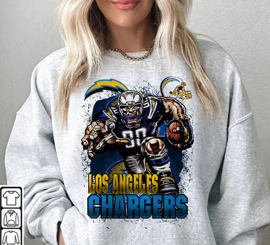 Los Angeles Chargers  T-Shirt Png, NFL T-Shirt Design 07