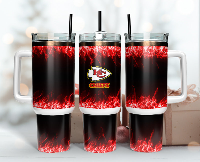 Kansas City Chiefs 40oz Tumbler,NFL Tumbler Wrap , 40oz Tumbler Sublimation Png , 40oz Tumbler Wrap 16