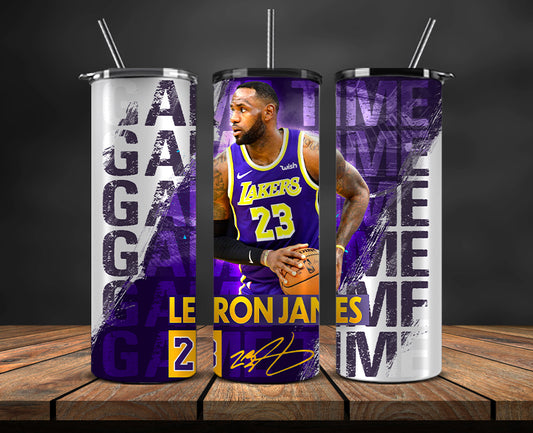 Lebron James Tumbler Wrap, Basketball Design,NBA Teams,NBA Sports,Nba Tumbler Wrap,NBA DS-16