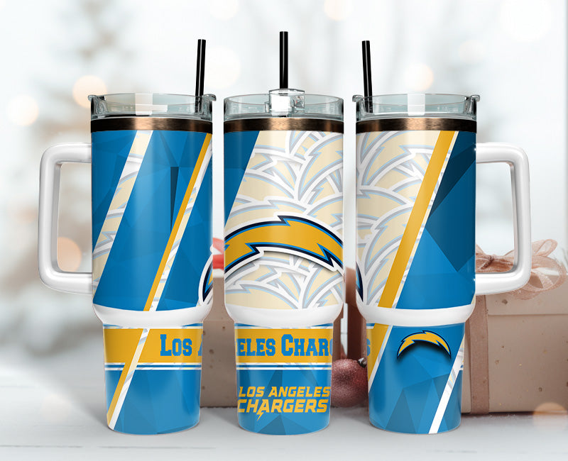 Los Angeles Chargers 40oz Tumbler,NFL Tumbler Wrap , 40oz Tumbler Sublimation Png , 40oz Tumbler Wrap 83