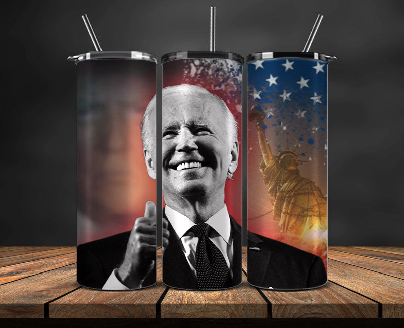 Joe Biden 2024 Tumbler Wrap,Joe Biden 2024 ,Presidential Election 2024 ,Race To The White House 17