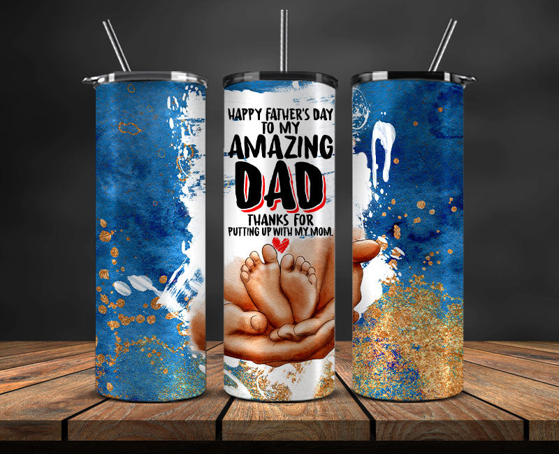 Father's Day Tumbler Gift Template,Dad Gift Tumbler Wrap, Father's Day Tumbler Wrap 17