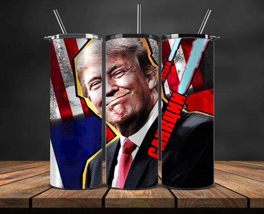 Donald Trump 2024 Tumbler Wrap,Trump 2024 ,Presidential Election 2024 ,Race To The White House 17