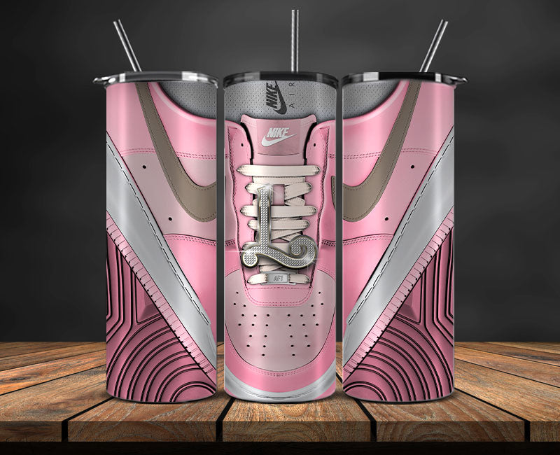 Alphabet Sneaker Tumbler Wrap ,Pink Diamond Sneaker Tumbler Wrap 18