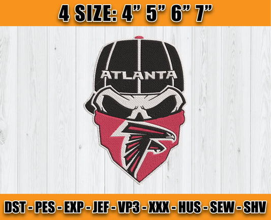 Atlanta Falcons Embroidery, NFL Falcons Embroidery, NFL Machine Embroidery Digital 18