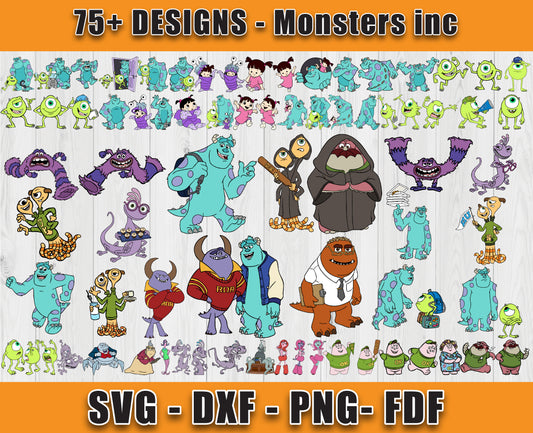 75 Designs Monster Disney Svg Bundle, Bundle Cartoon Svg 18