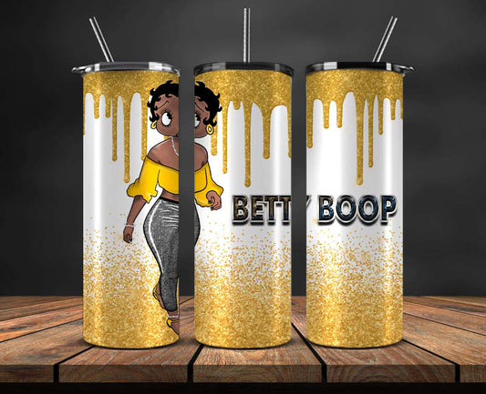 Betty Boop Skinny Tumbler Wrap, Betty Boop Tumbler Wrap ,Betty Boop Design 18