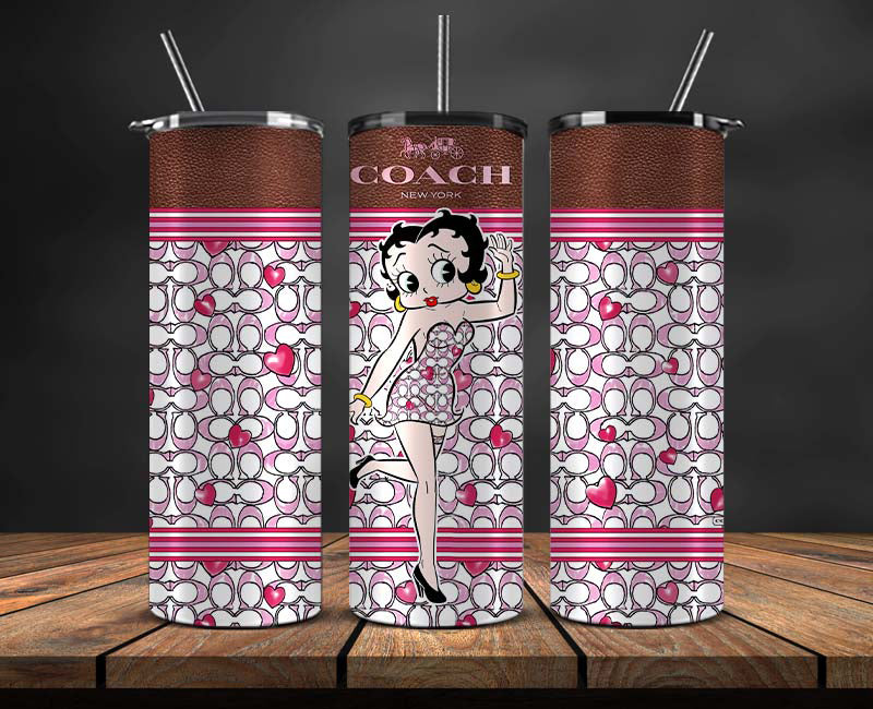 Betty Boop Skinny Tumbler Wrap, Betty Boop Tumbler Wrap ,Betty Boop Design 19