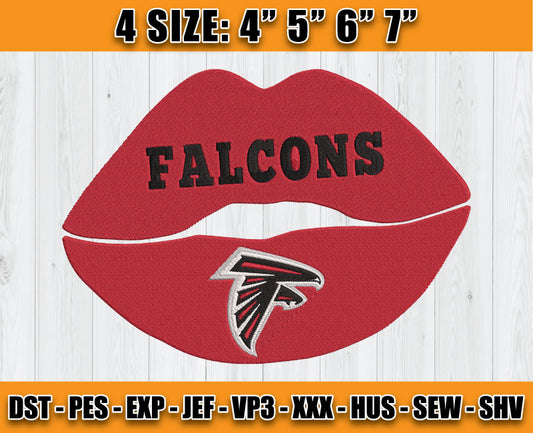 Atlanta Falcons Embroidery, NFL Falcons Embroidery, NFL Machine Embroidery Digital 19