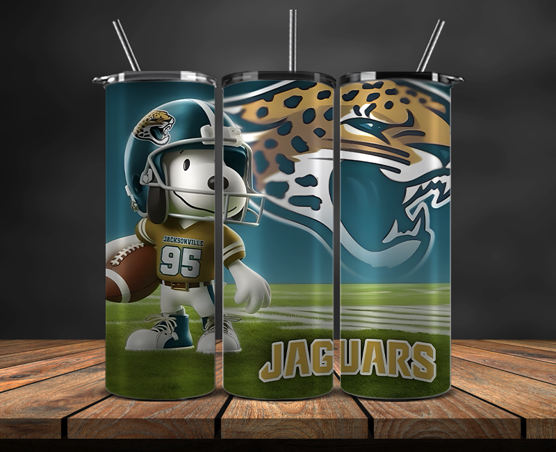Jacksonville Jaguars Tumbler Wrap, NFL Trendy Tumbler 19