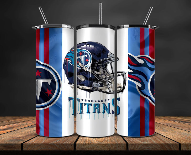 Tennessee Titans Tumbler Wrap, NFL Logo Tumbler Png, NFL Design Png-19