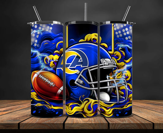 Los Angeles Rams Tumbler Wraps,NFL Tumbler Wrap By AI, AI Tumbler Design 19