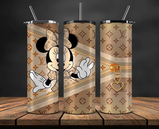 Mickey Logo Fashion Tumbler Designs, Brand Logo Tumbler Wrap New 01