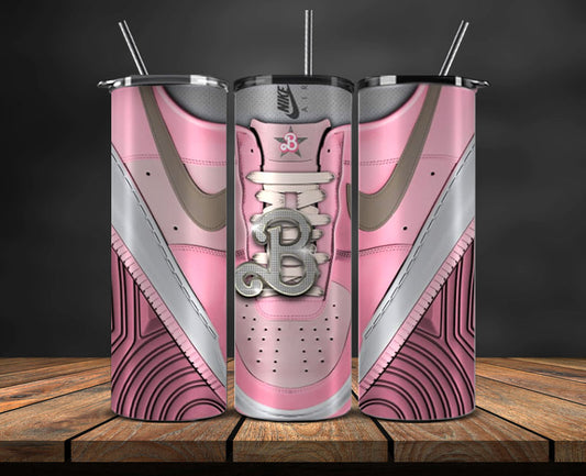 Alphabet Sneaker Tumbler Wrap ,Pink Diamond Sneaker Tumbler Wrap 01