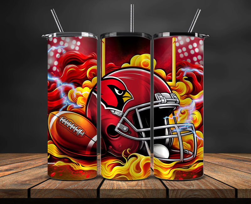 Arizona Cardinals Tumbler Wraps,NFL Tumbler Wrap By AI, AI Tumbler Design 1