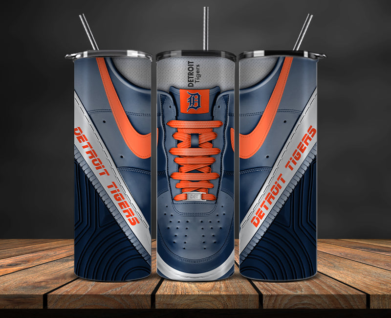 Detroit Tigers Tumbler Wrap, MLB Sneaker Tumbler Wrap 01