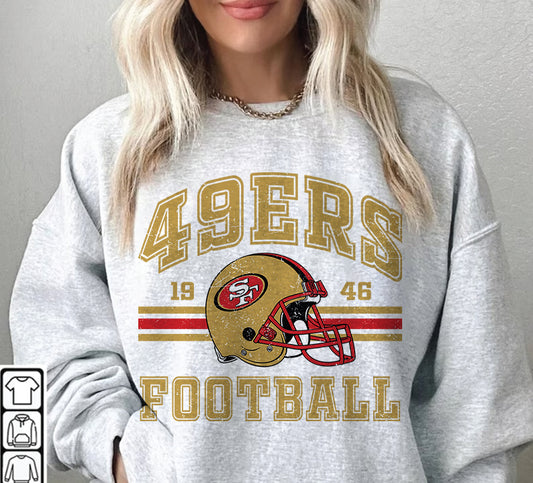 San Francisco 49ers Football Sweatshirt png ,  T-Shirt Png, NFL T-Shirt Design 01