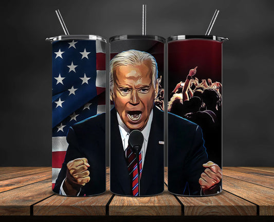 Joe Biden 2024 Tumbler Wrap,Joe Biden 2024 ,Presidential Election 2024 ,Race To The White House 20