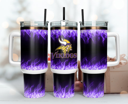 Minnesota Vikings 40oz Tumbler,NFL Tumbler Wrap , 40oz Tumbler Sublimation Png , 40oz Tumbler Wrap 21