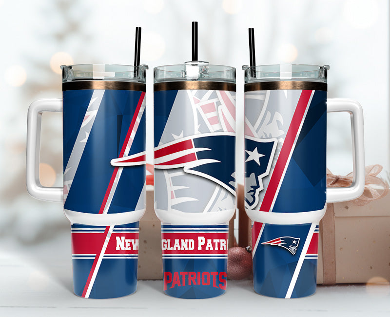 New England Patriots 40oz Tumbler,NFL Tumbler Wrap , 40oz Tumbler Sublimation Png , 40oz Tumbler Wrap 87