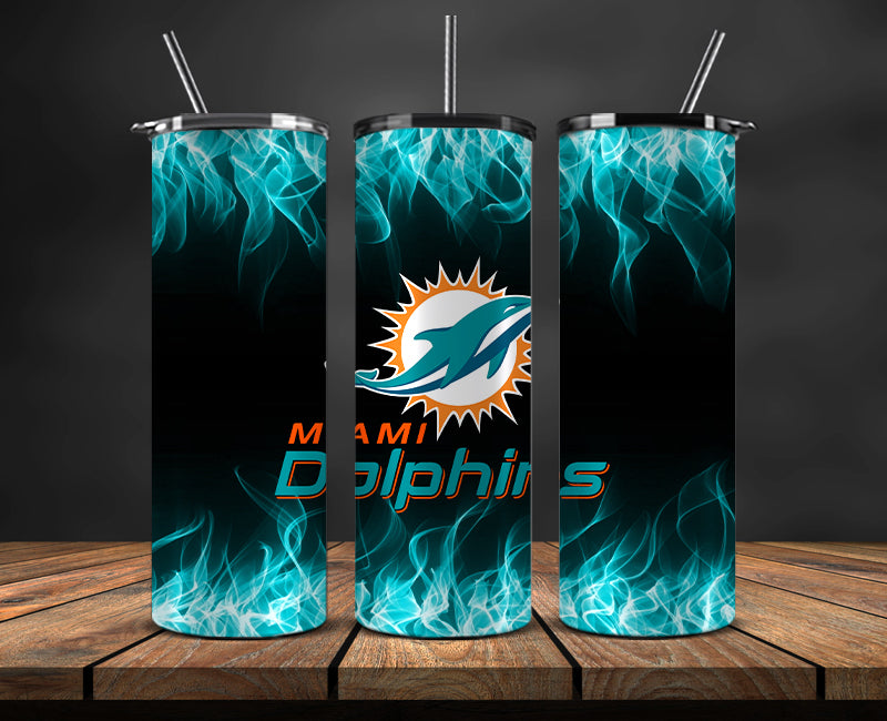 Dolphins Tumbler Wrap ,Tumbler 20oz with fire effect  21