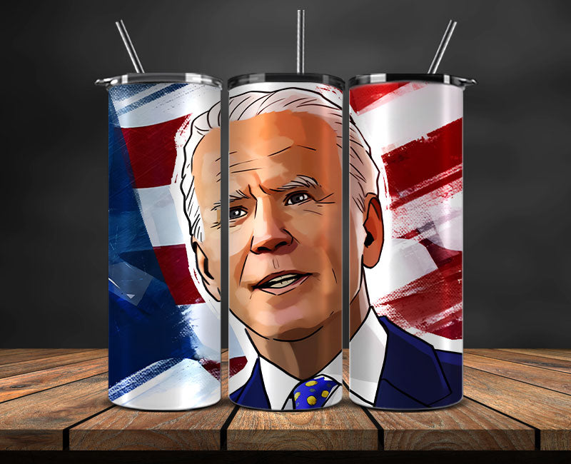 Joe Biden 2024 Tumbler Wrap,Joe Biden 2024 ,Presidential Election 2024 ,Race To The White House 22