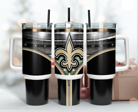 New Orleans Saints 40oz Tumbler,NFL Tumbler Wrap , 40oz Tumbler Sublimation Png , 40oz Tumbler Wrap 55