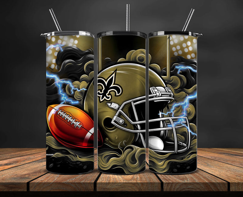 New Orleans Saints Tumbler Wraps,NFL Tumbler Wrap By AI, AI Tumbler Design 23