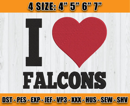 Atlanta Falcons Embroidery, NFL Falcons Embroidery, NFL Machine Embroidery Digital 23