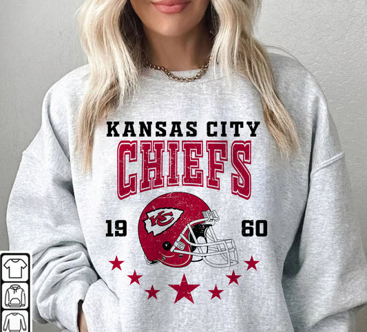 Kansas City Chiefs Football Sweatshirt png ,  T-Shirt Png, NFL T-Shirt Design 244
