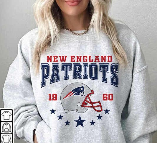 New England Patriots Football Sweatshirt png ,  T-Shirt Png, NFL T-Shirt Design 248
