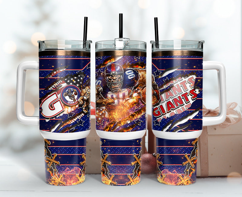 New York Giants Tumbler 40oz Png,  40oz Tumbler Skinny  24